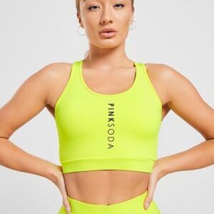 Pink Soda Neon Core Sports Bra Women’s Small